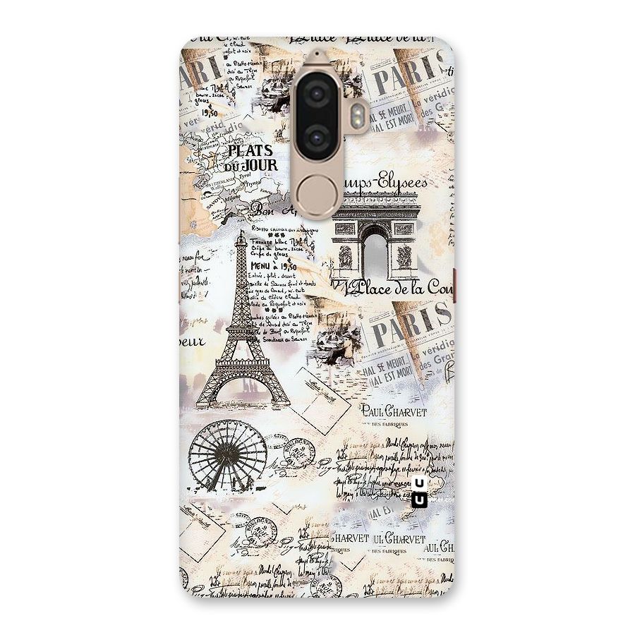 Paris Paper Back Case for Lenovo K8 Note