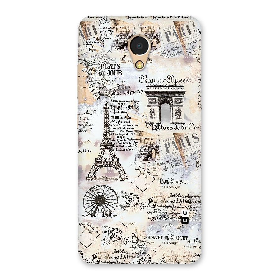 Paris Paper Back Case for Lenovo P2