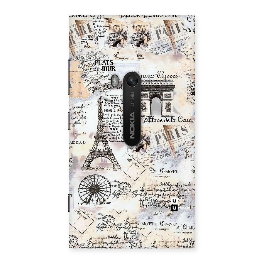 Paris Paper Back Case for Lumia 920