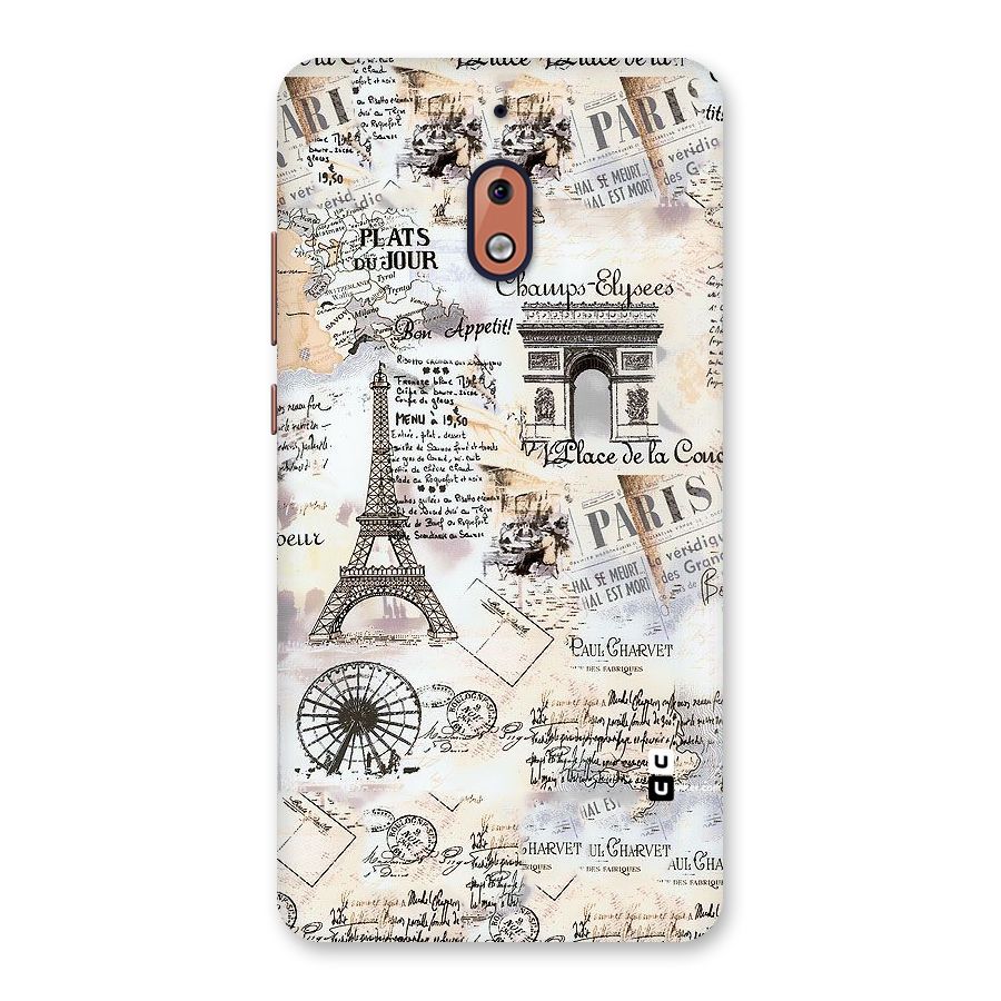 Paris Paper Back Case for Nokia 2.1