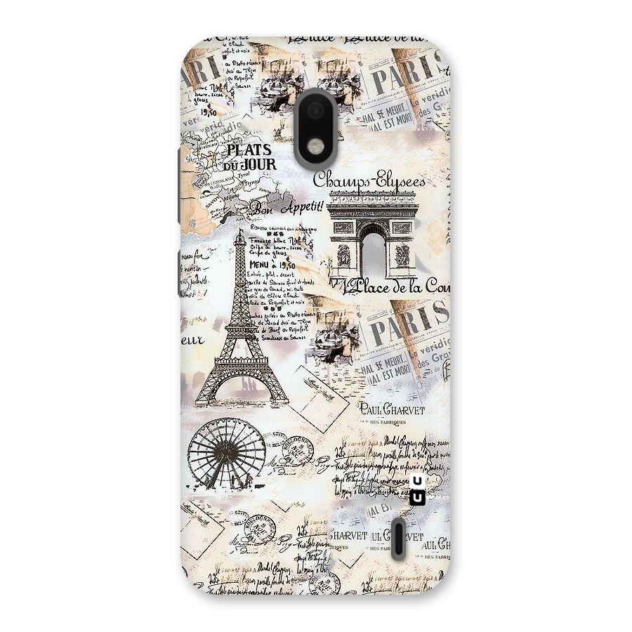 Paris Paper Back Case for Nokia 2.2