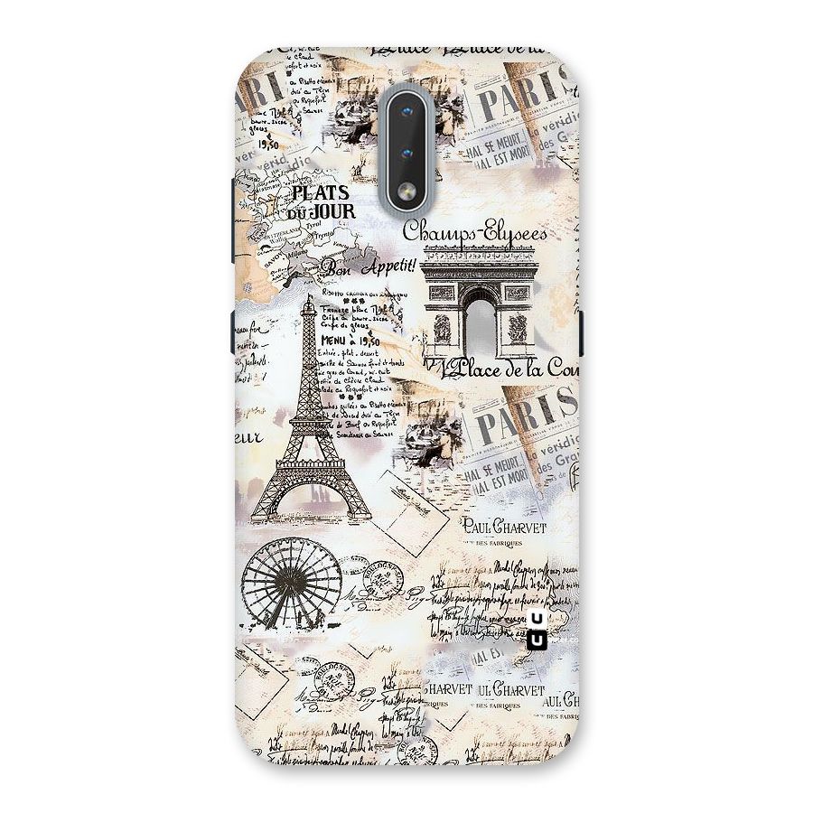 Paris Paper Back Case for Nokia 2.3