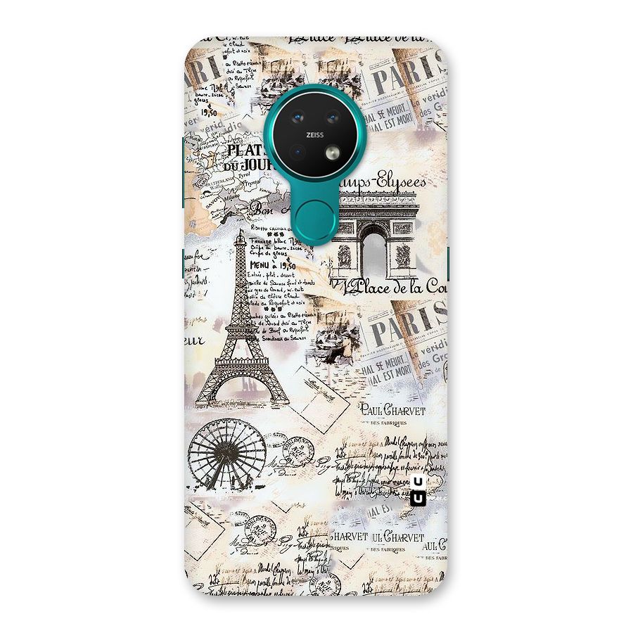 Paris Paper Back Case for Nokia 7.2