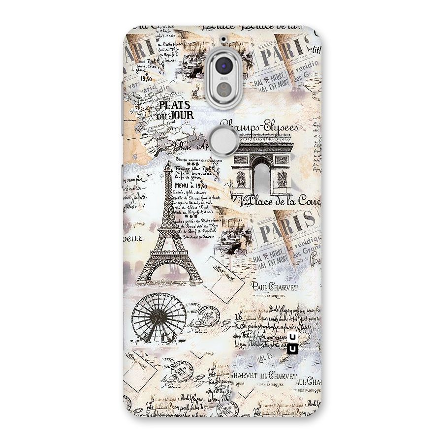 Paris Paper Back Case for Nokia 7