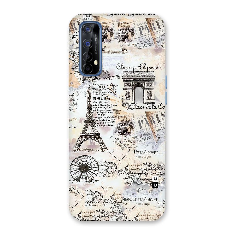 Paris Paper Back Case for Realme 7