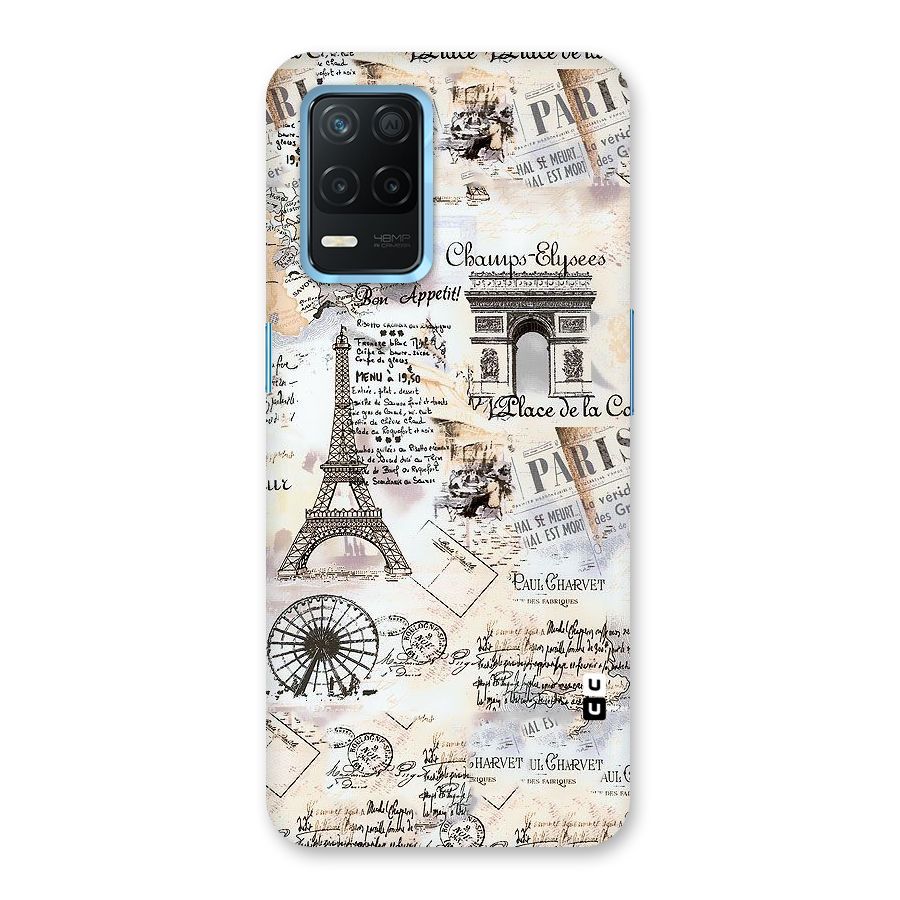 Paris Paper Back Case for Realme 8s 5G