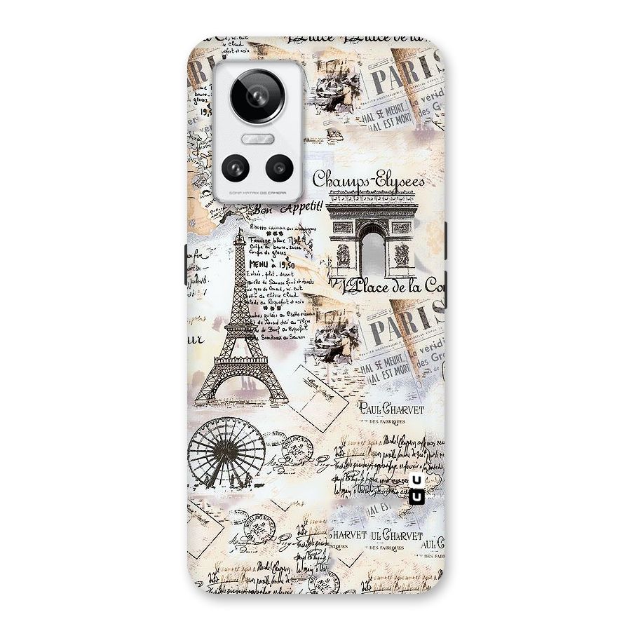 Paris Paper Back Case for Realme GT Neo 3