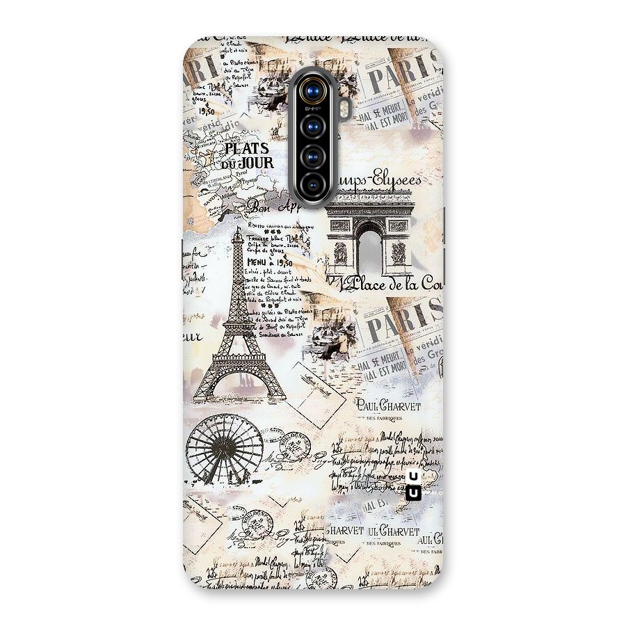 Paris Paper Back Case for Realme X2 Pro