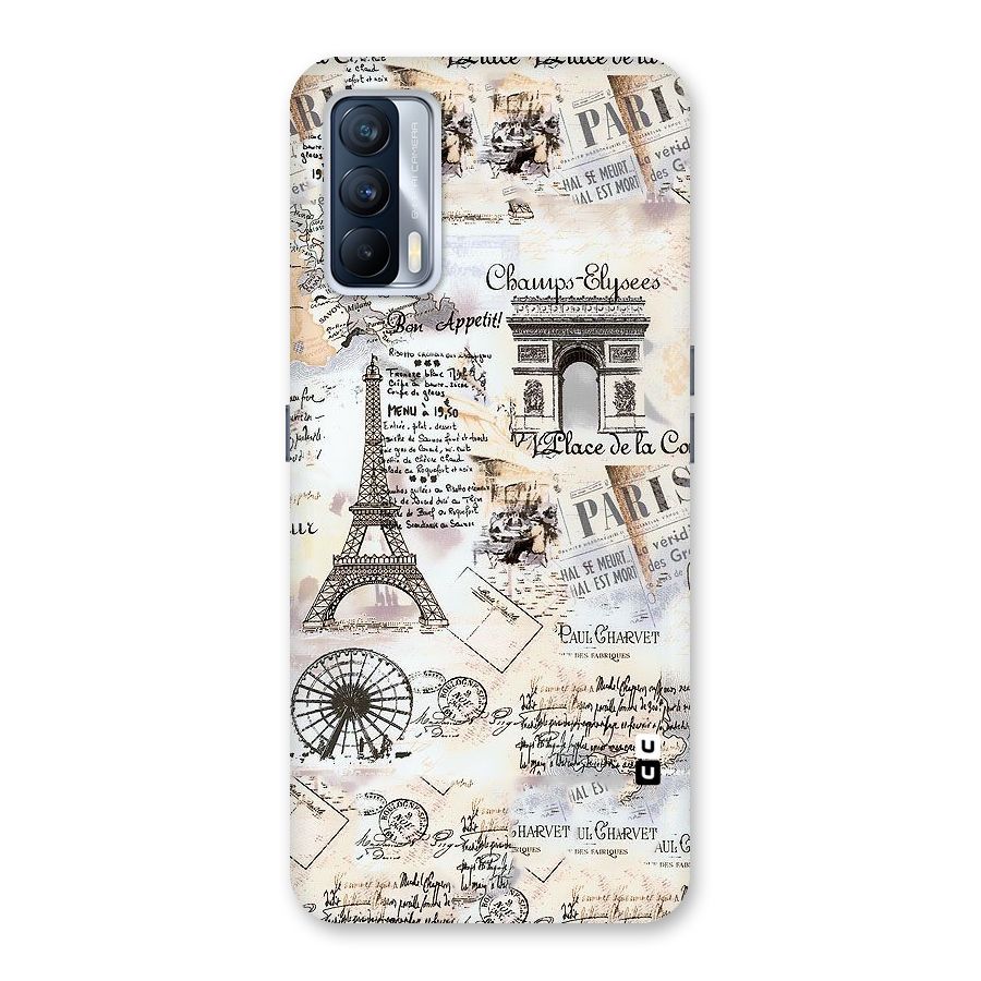 Paris Paper Back Case for Realme X7