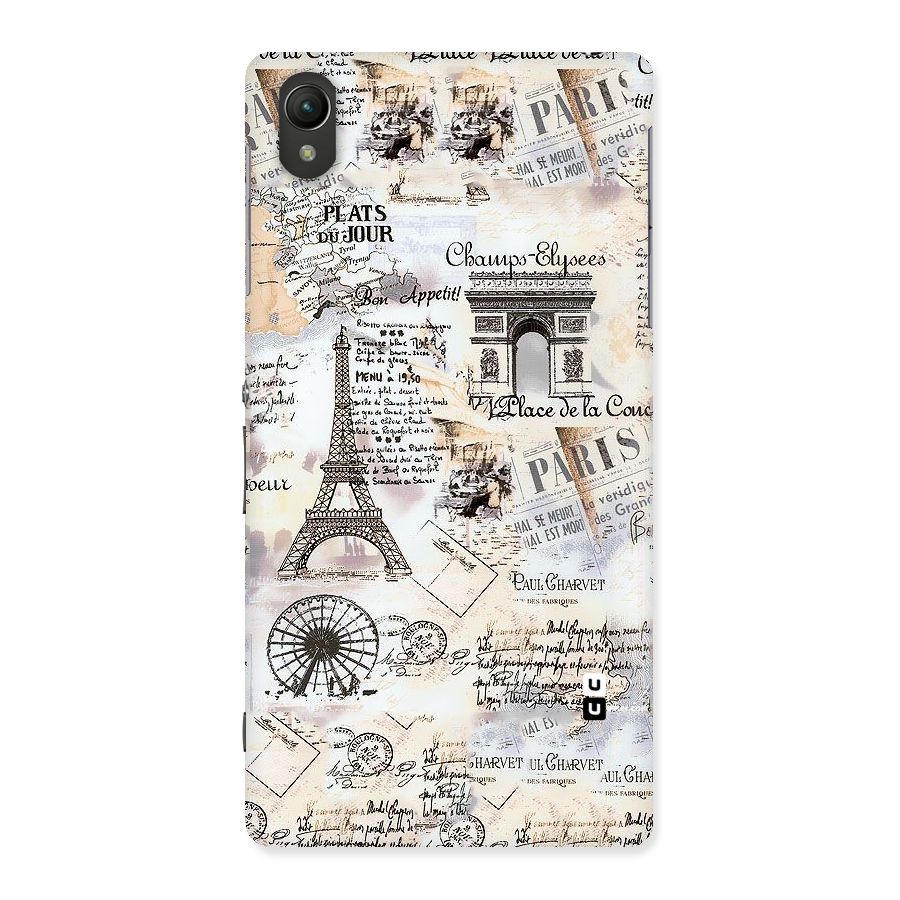 Paris Paper Back Case for Sony Xperia Z2