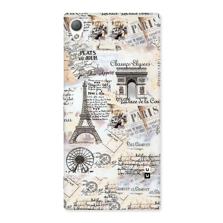 Paris Paper Back Case for Sony Xperia Z3