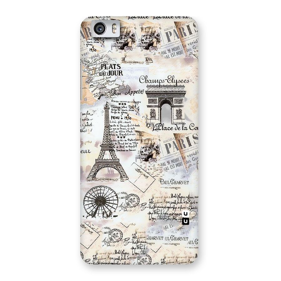 Paris Paper Back Case for Xiaomi Redmi Mi5