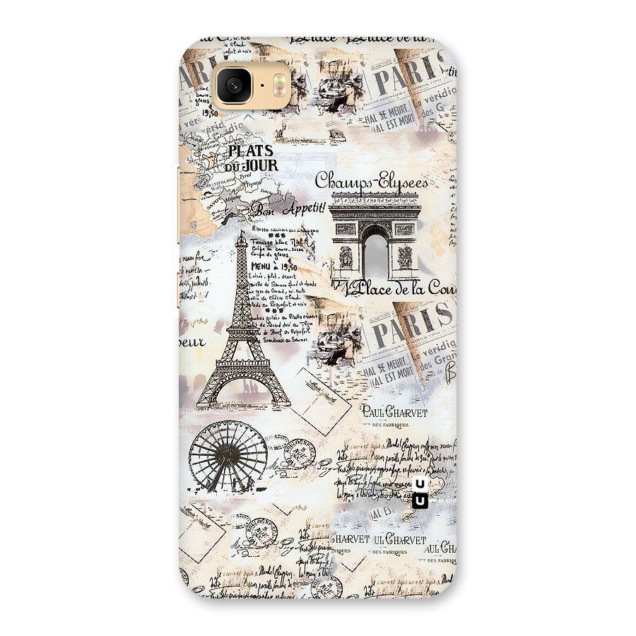 Paris Paper Back Case for Zenfone 3s Max