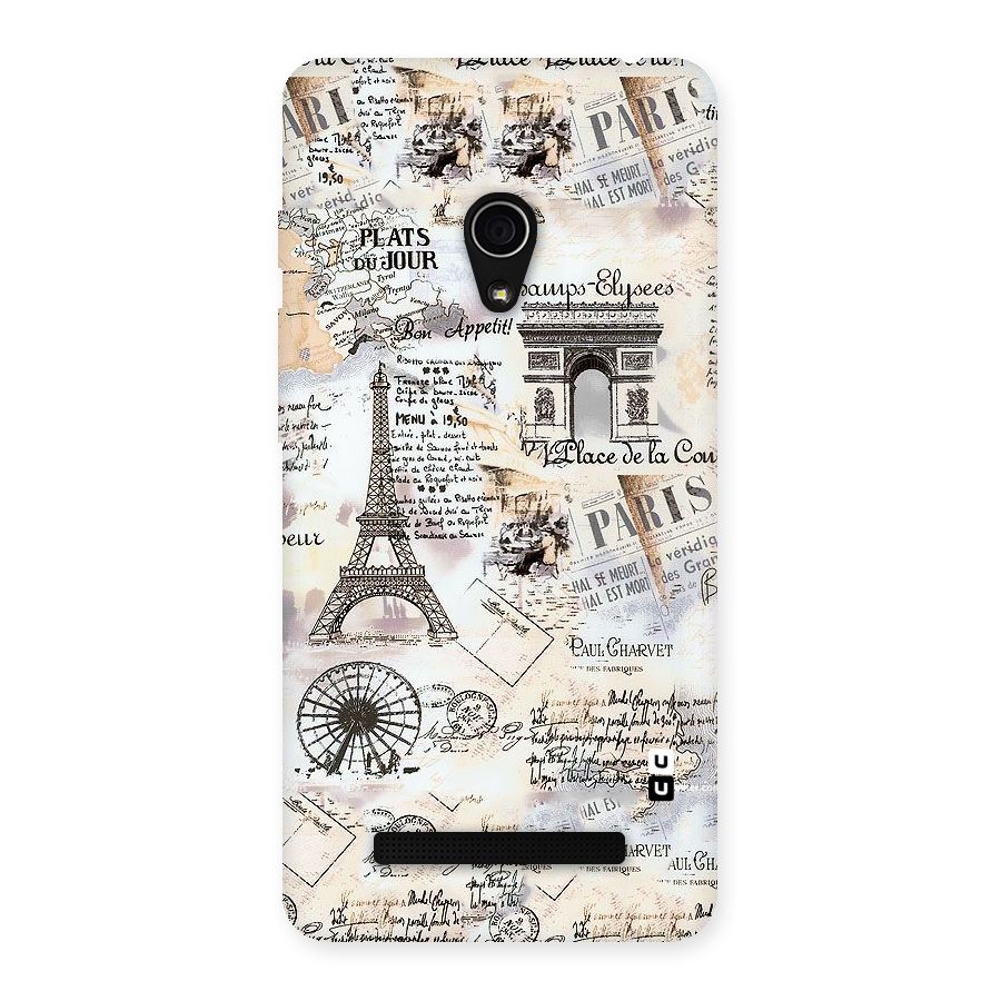 Paris Paper Back Case for Zenfone 5