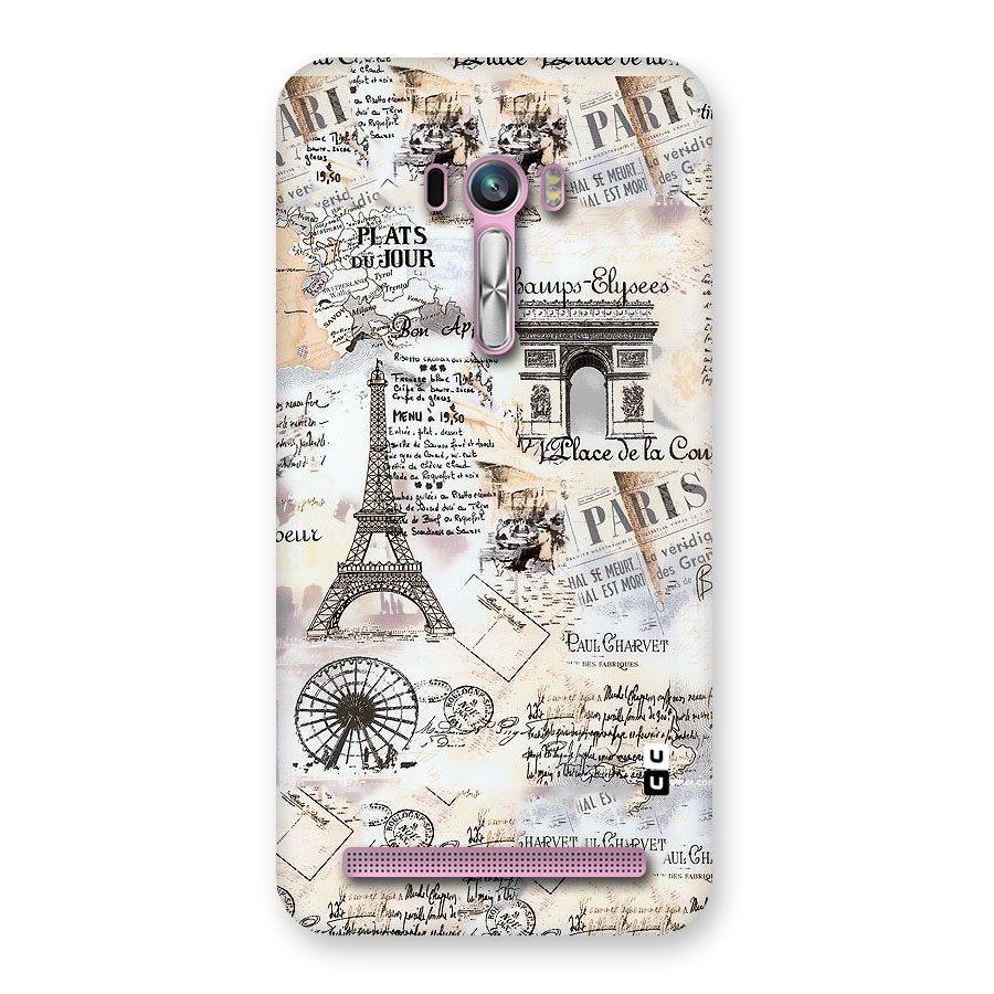 Paris Paper Back Case for Zenfone Selfie