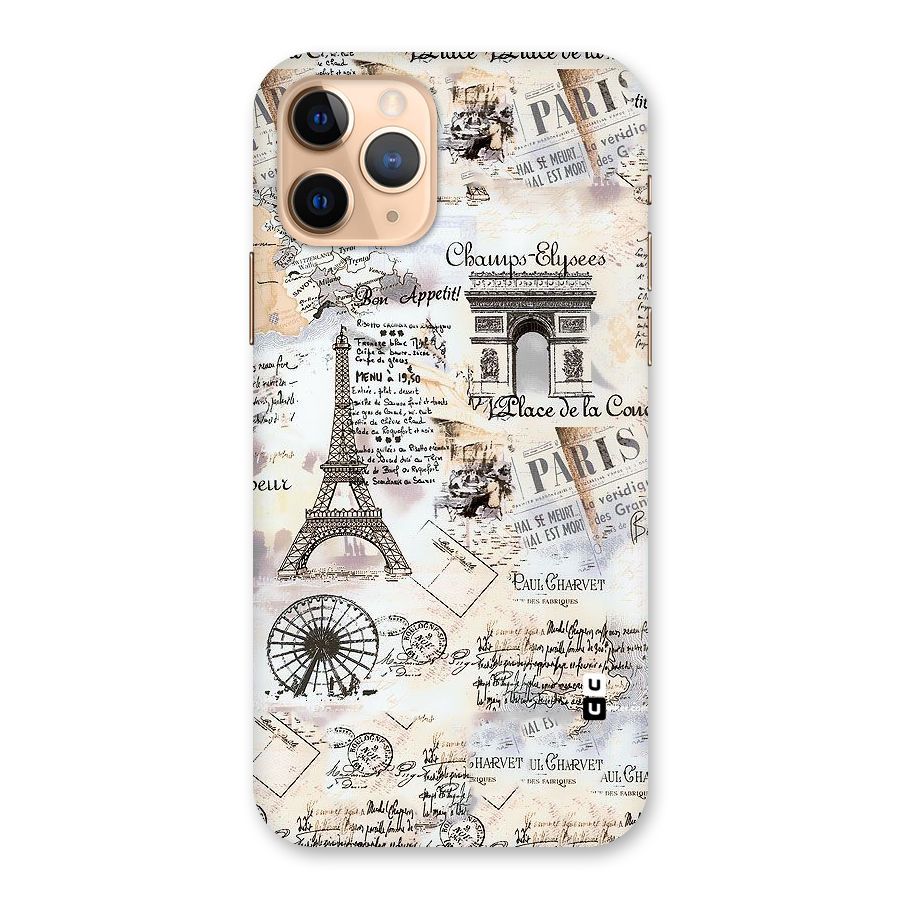 Paris Paper Back Case for iPhone 11 Pro