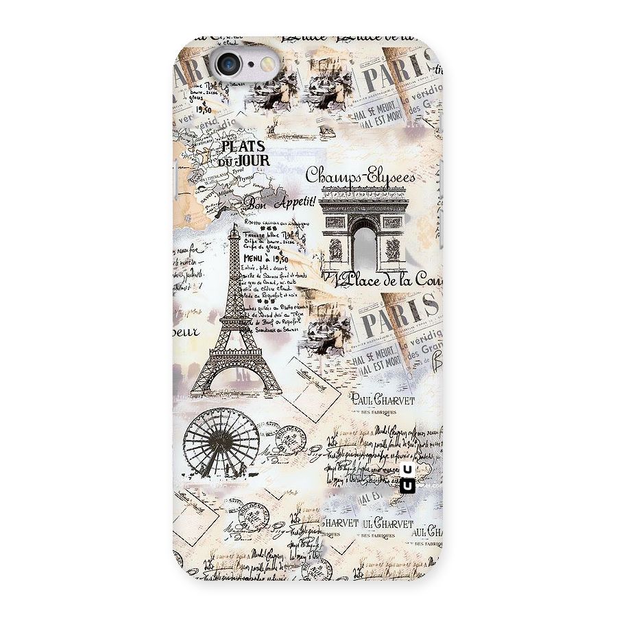 Paris Paper Back Case for iPhone 6 6S