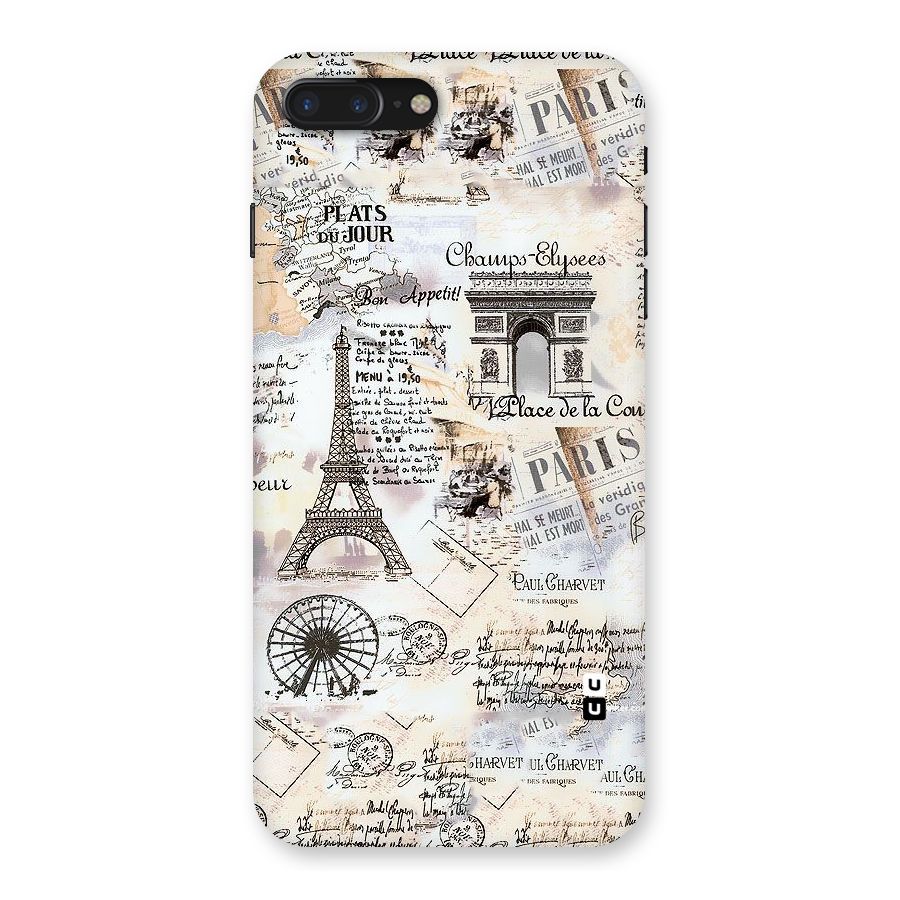 Paris Paper Back Case for iPhone 7 Plus