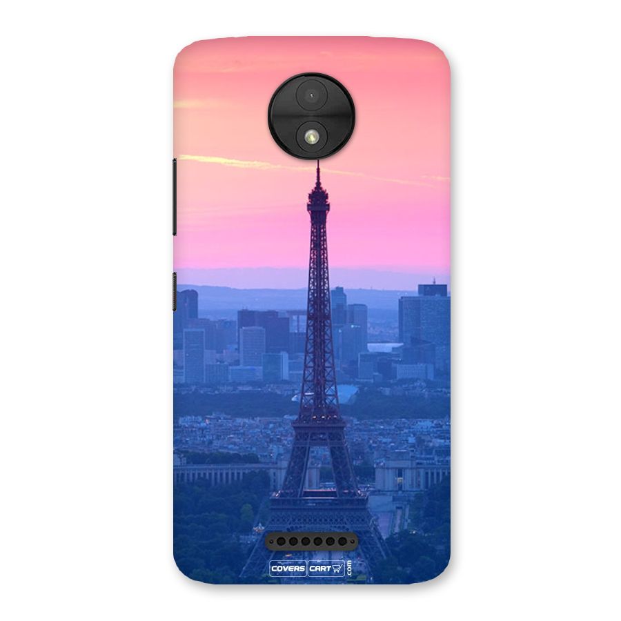 Paris Tower Back Case for Moto C