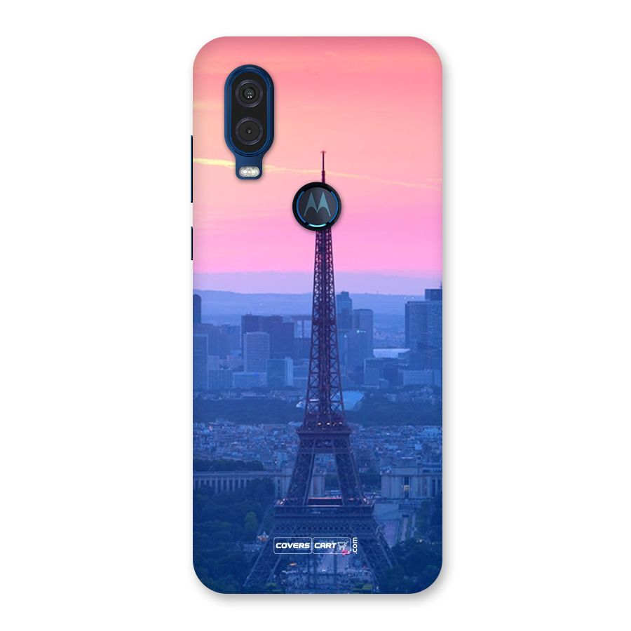 Paris Tower Back Case for Motorola One Vision