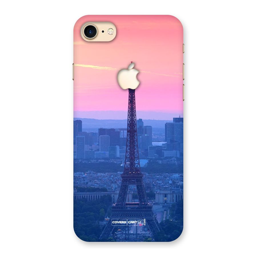 Paris Tower Back Case for iPhone 7 Apple Cut