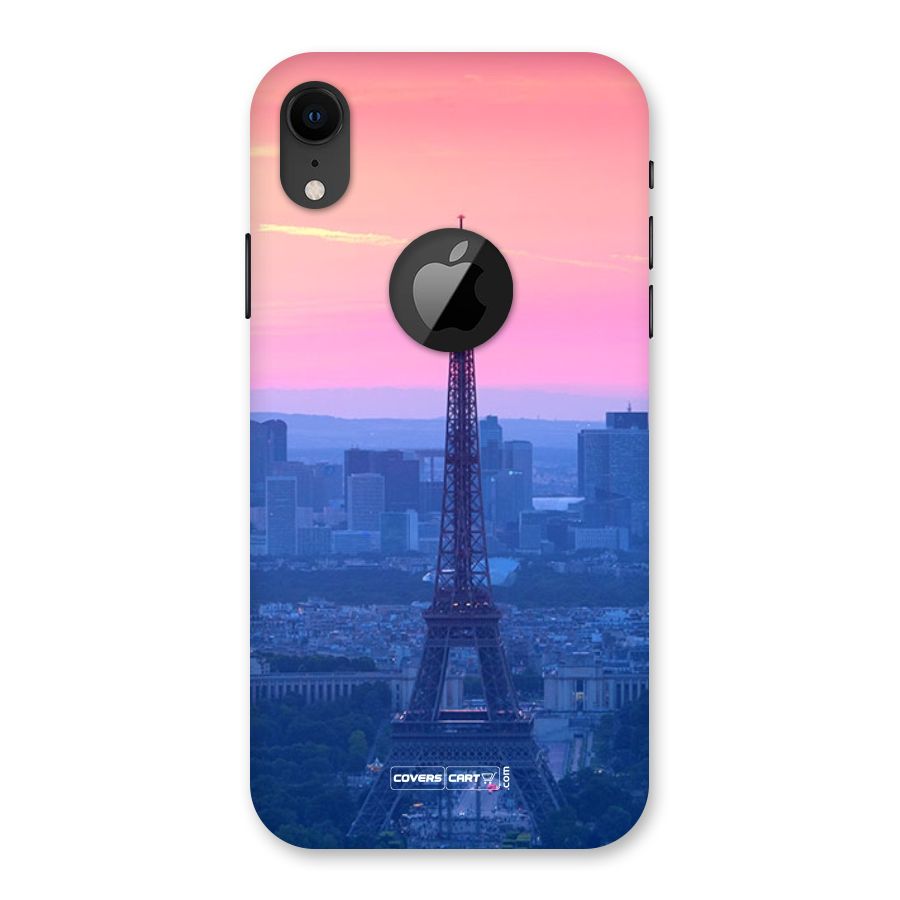 Paris Tower Back Case for iPhone XR Logo Cut