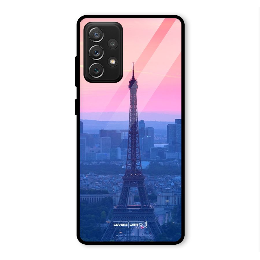 Paris Tower Glass Back Case for Galaxy A72