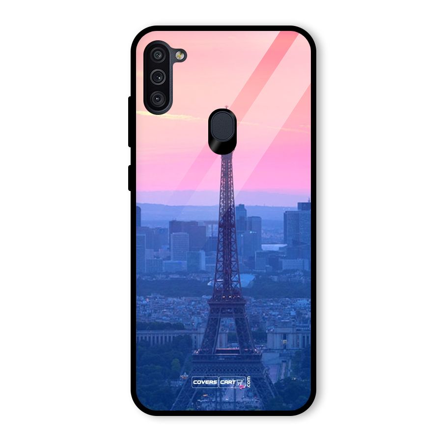 Paris Tower Glass Back Case for Galaxy M11