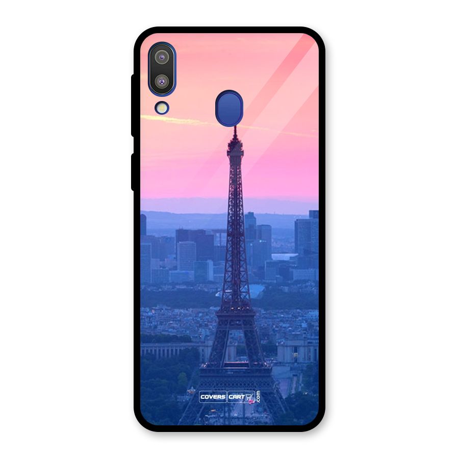 Paris Tower Glass Back Case for Galaxy M20