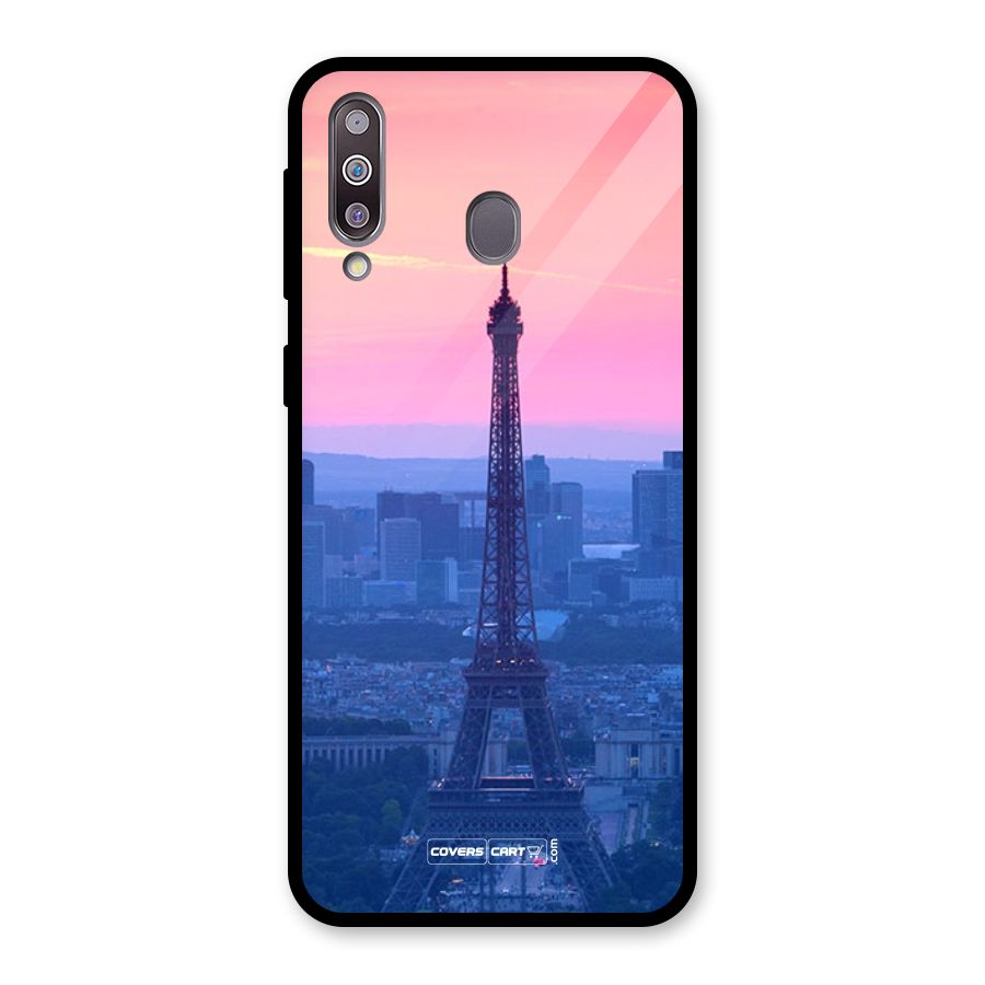 Paris Tower Glass Back Case for Galaxy M30