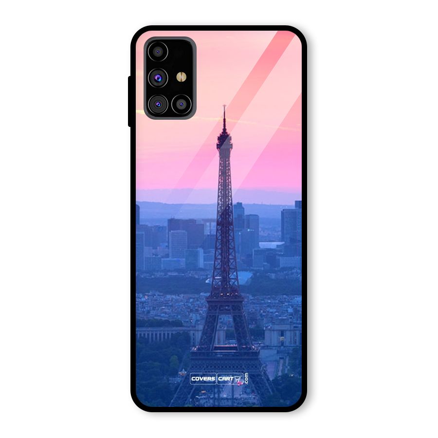 Paris Tower Glass Back Case for Galaxy M31s