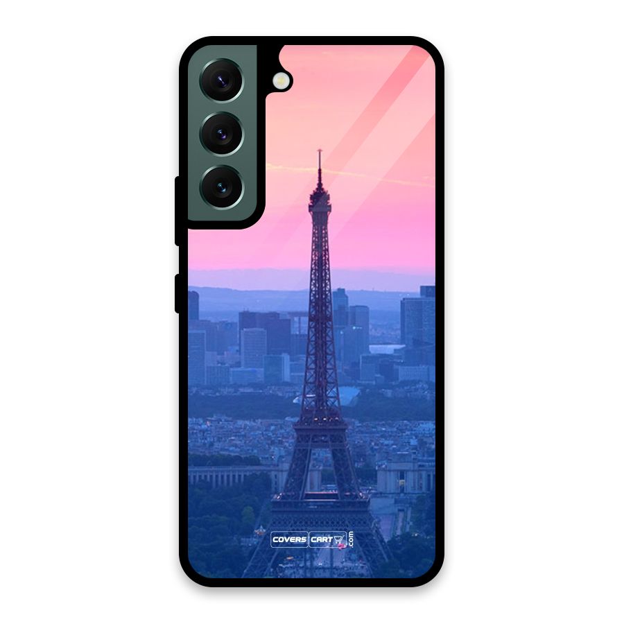 Paris Tower Glass Back Case for Galaxy S22 5G