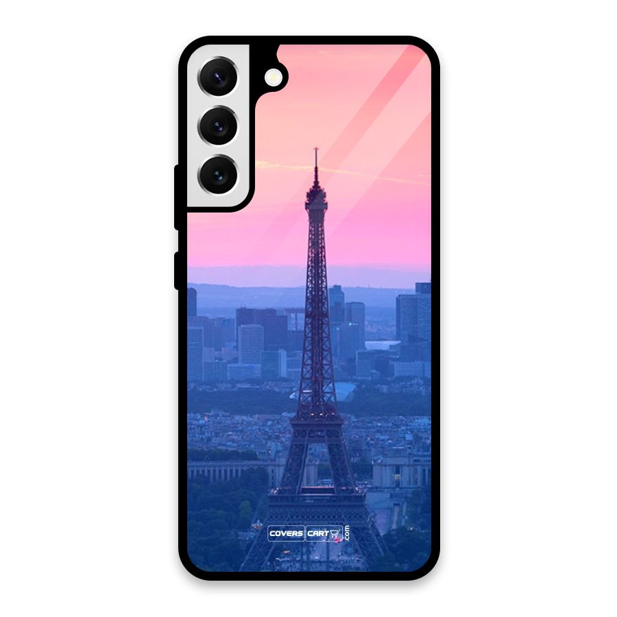 Paris Tower Glass Back Case for Galaxy S22 Plus 5G