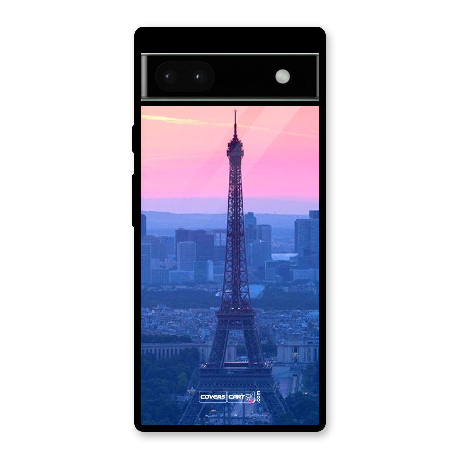 Paris Tower Glass Back Case for Google Pixel 6a