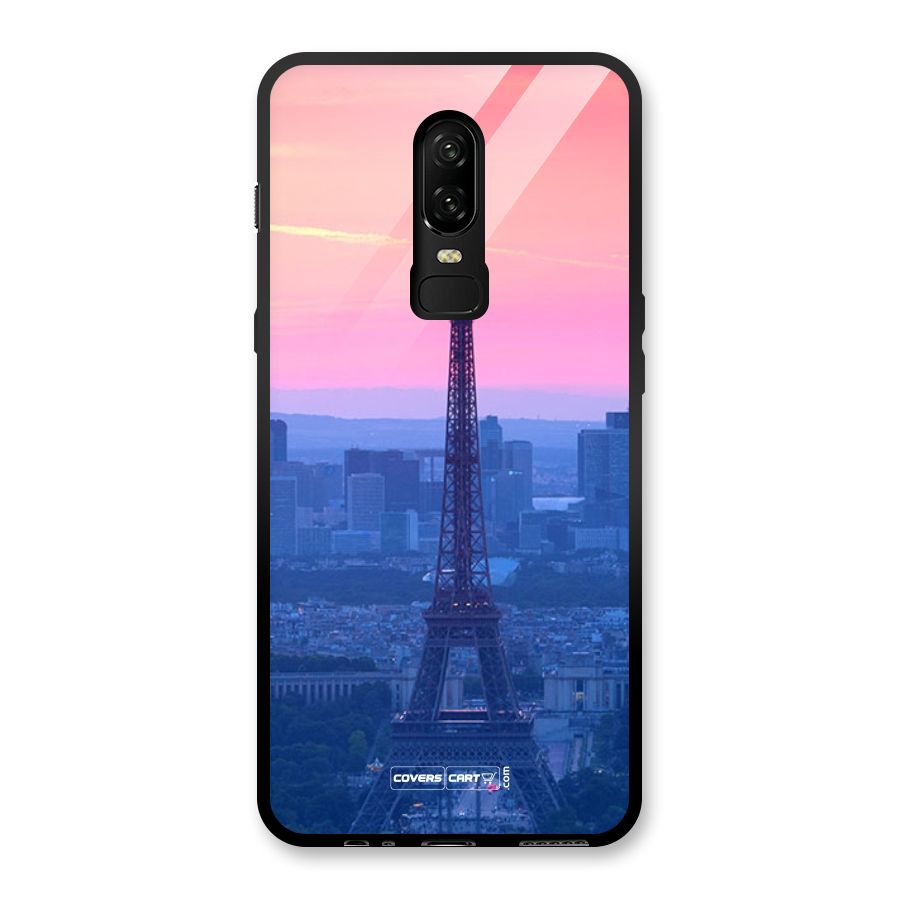 Paris Tower Glass Back Case for OnePlus 6