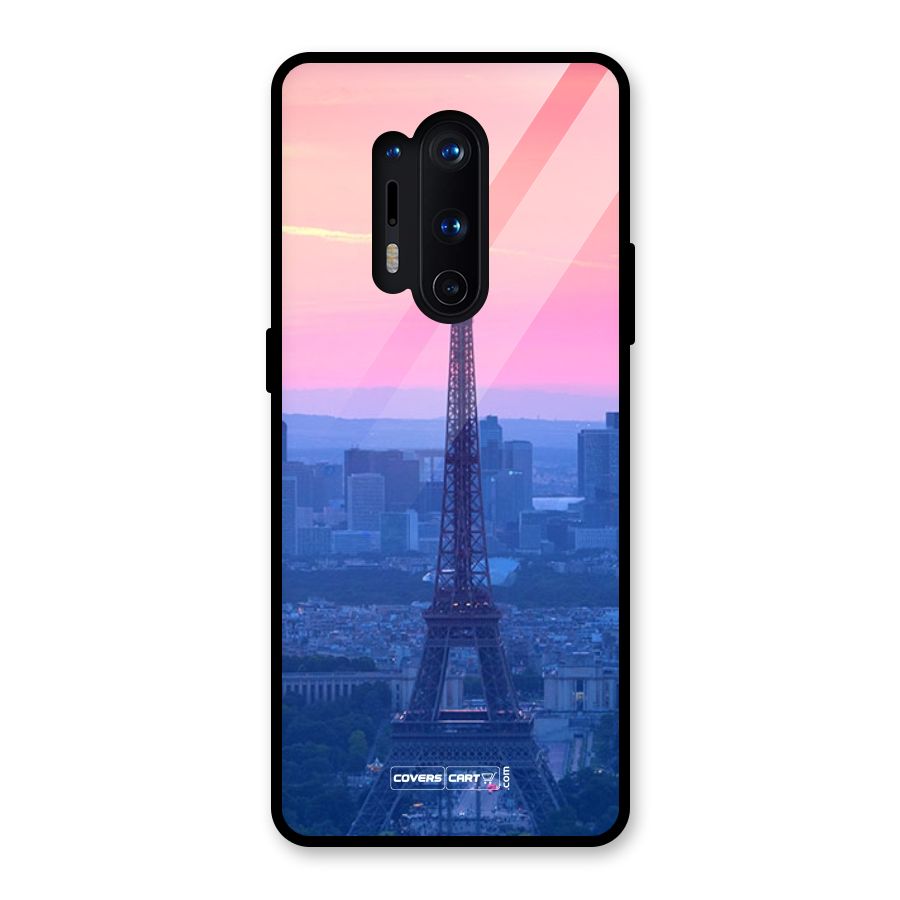 Paris Tower Glass Back Case for OnePlus 8 Pro