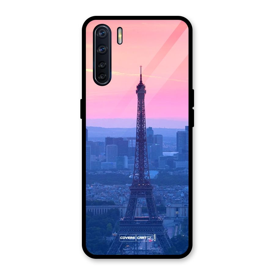 Paris Tower Glass Back Case for Oppo F15