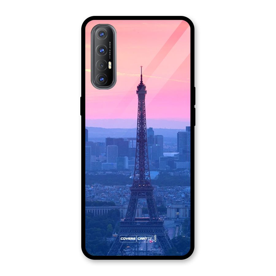 Paris Tower Glass Back Case for Oppo Reno3 Pro