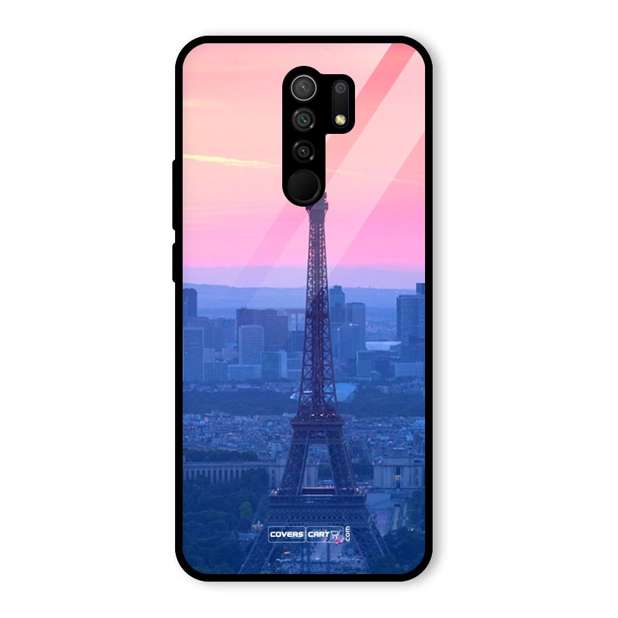 Paris Tower Glass Back Case for Poco M2