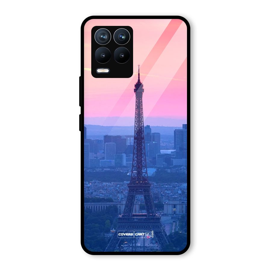 Paris Tower Glass Back Case for Realme 8