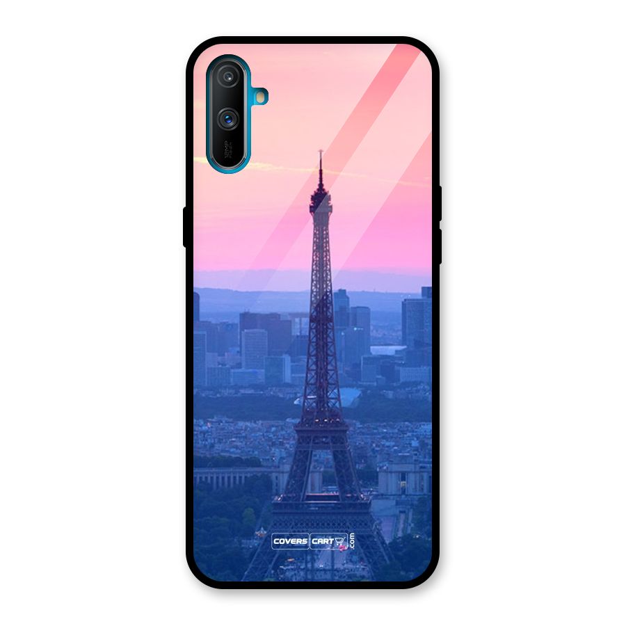 Paris Tower Glass Back Case for Realme C3