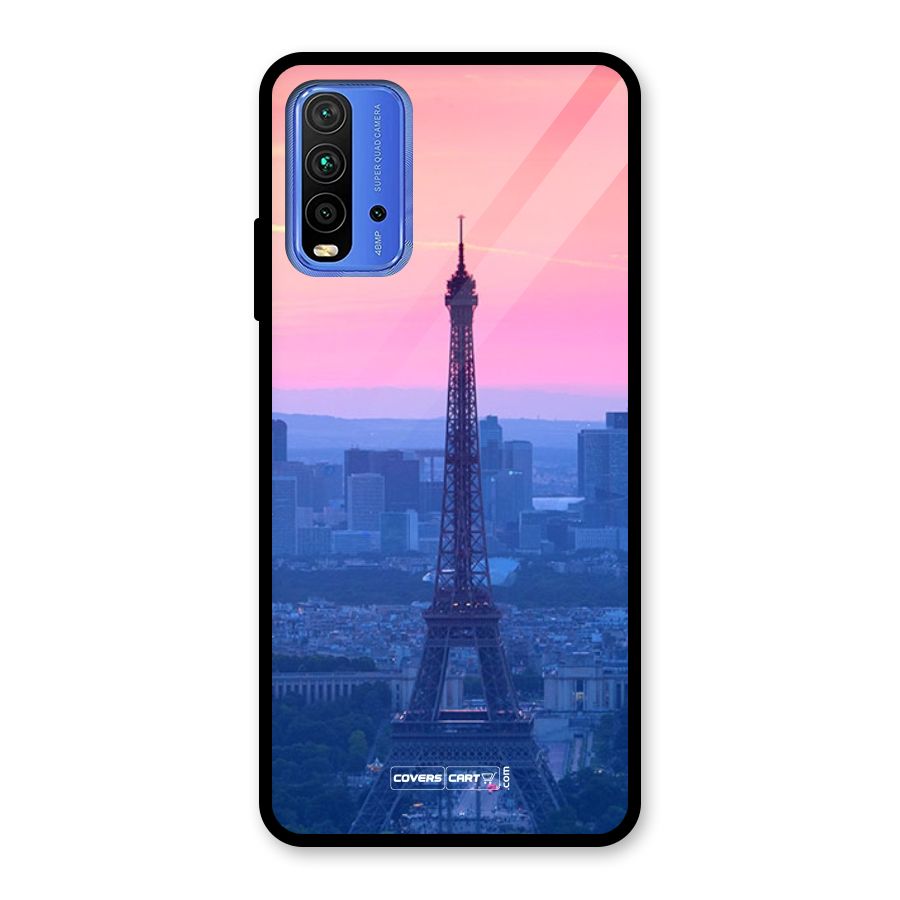 Paris Tower Glass Back Case for Redmi 9 Power