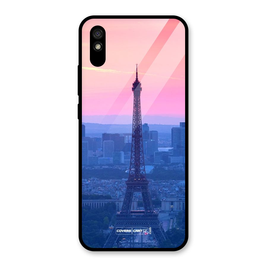 Paris Tower Glass Back Case for Redmi 9i