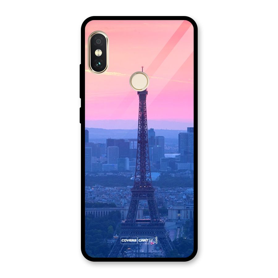 Paris Tower Glass Back Case for Redmi Note 5 Pro