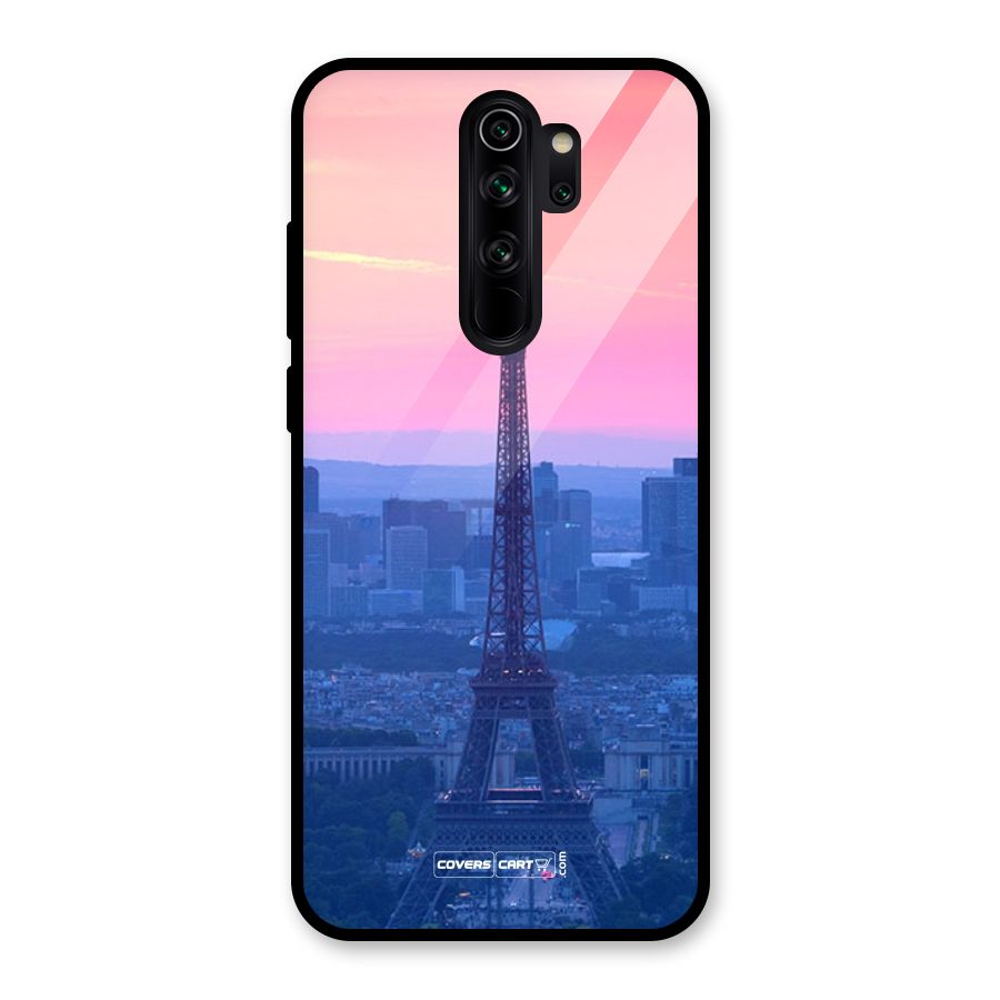 Paris Tower Glass Back Case for Redmi Note 8 Pro