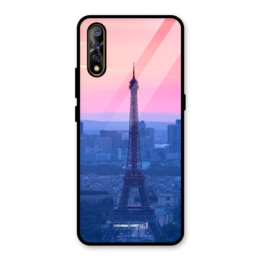 Paris Tower Glass Back Case for Vivo S1