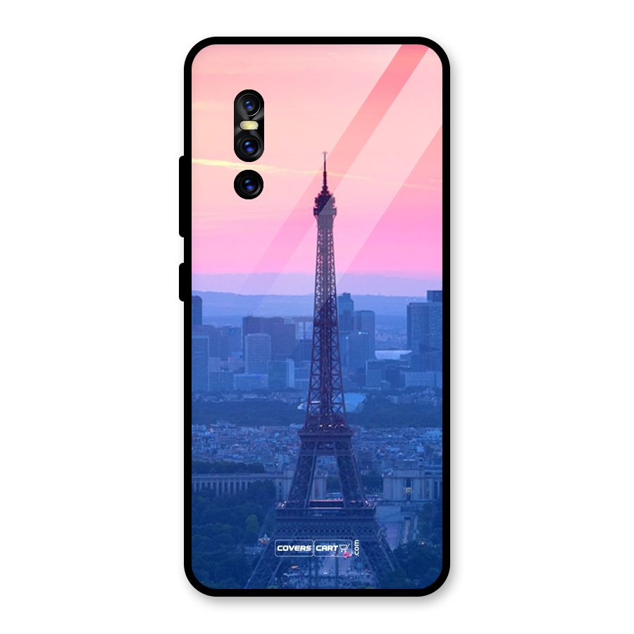 Paris Tower Glass Back Case for Vivo V15 Pro