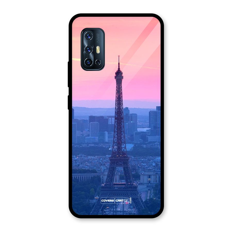 Paris Tower Glass Back Case for Vivo V17