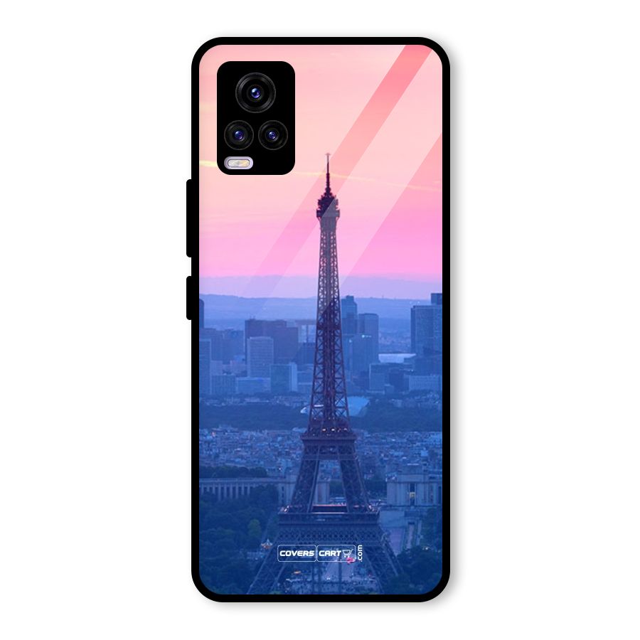 Paris Tower Glass Back Case for Vivo V20