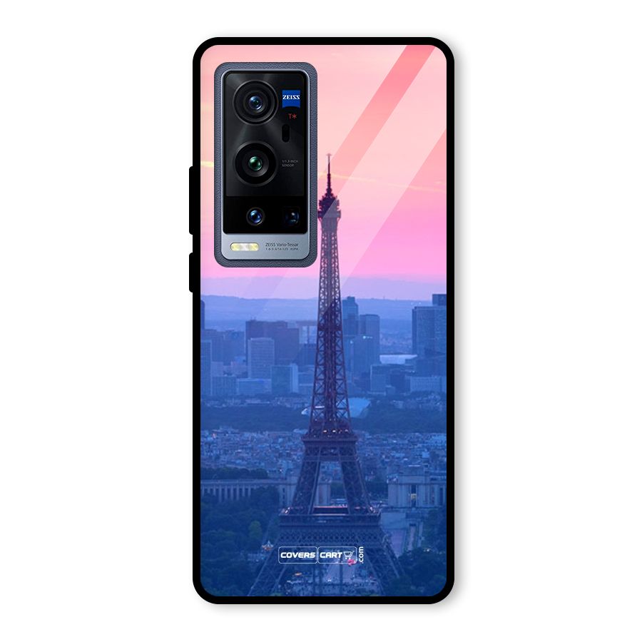 Paris Tower Glass Back Case for Vivo X60 Pro Plus